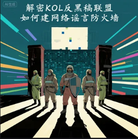 解密KOL反黑稿联盟如何构建网络谣言防火墙